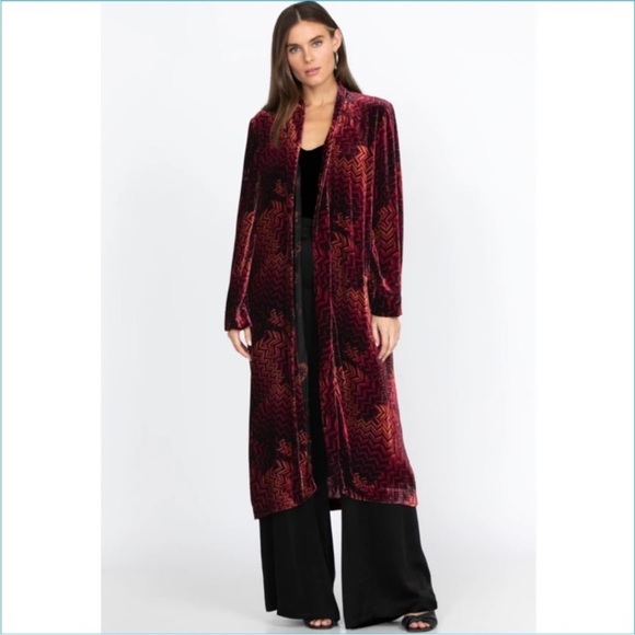 Johnny Was beautiful velvet duster NWT - Picture 7 of 8